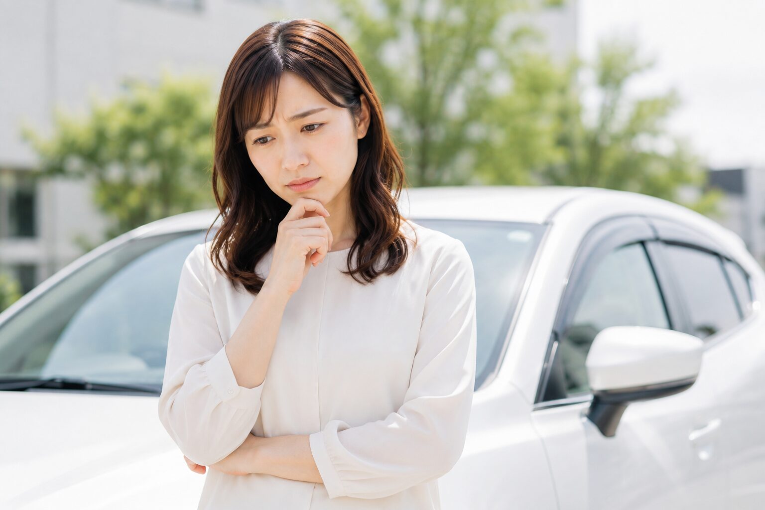 悩んでいる女性